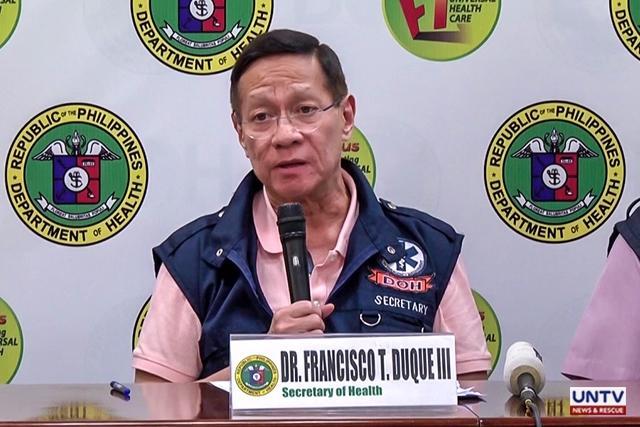 Department of Healthy Secretary Francisco Duque III. (Photo / Retrieved from Yahoo News)